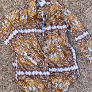 Top shop button up shirt